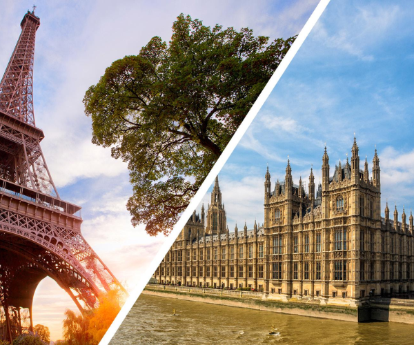 Flights from London to Paris